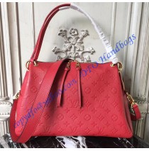 Louis Vuitton Monogram Empreinte Leather Ponthieu PM Red