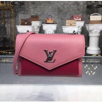 Louis Vuitton Mylockme BB Rose Boudoir Lie de Vin M51492