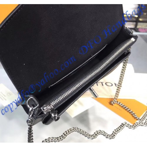 Louis Vuitton Pochette MyLockMe Chain Black M63471