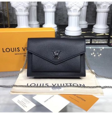 Louis Vuitton Pochette MyLockMe Chain Black M63471