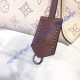 Louis Vuitton Mahina Leather Hina PM Creme M51950