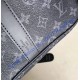 Louis Vuitton Monogram Eclipse Canvas Keepall 55 Bandouliere M40605