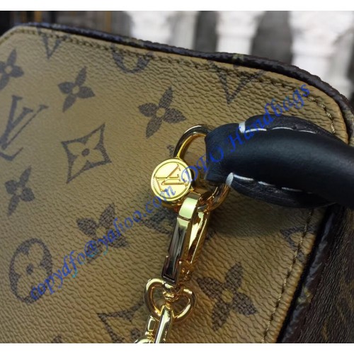 Louis Vuitton Monogram and Monogram Reverse Canvas Square Bag M43589