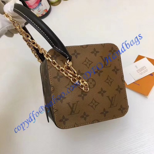 Louis Vuitton Monogram and Monogram Reverse Canvas Square Bag M43589