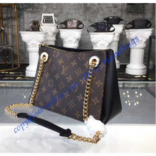 Louis Vuitton Monogram Canvas Surene BB with Black Leather M43775