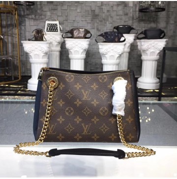 Louis Vuitton Monogram Canvas Surene BB with Black Leather M43775