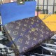 Louis Vuitton Monogram Canvas Locky BB Bleu Jean M44321