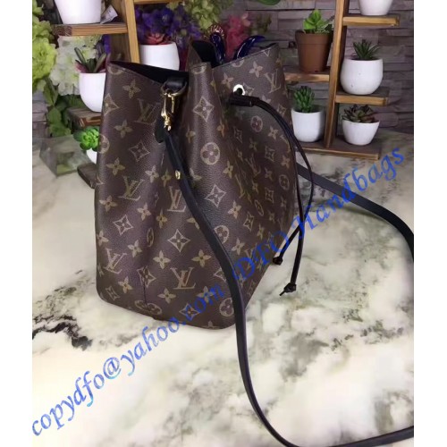 Louis Vuitton Monogram Canvas Neonoe Black M44020