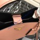 Prada Double Saffiano leather bag Pink