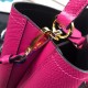 Prada Double Saffiano leather bag Rose Red