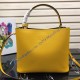 Prada Double Saffiano leather bag Yellow