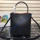 Prada North South Double Bag Black