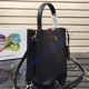 Prada North South Double Bag Black