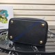 Prada North South Double Bag Black