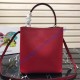 Prada North South Double Bag Red