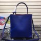 Prada North South Double Bag Royal Blue