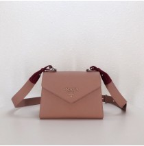 Prada Monochrome Saffiano leather bag Pink