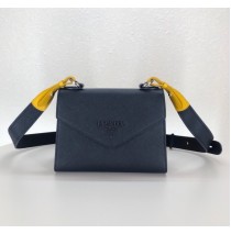 Prada Monochrome Saffiano leather bag Sapphire Blue