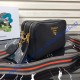 Prada Calf leather shoulder bag Black