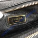 Prada Calf leather shoulder bag Black