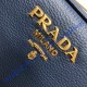 Prada Calf leather shoulder bag Blue