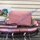 Prada Calf leather shoulder bag Pink