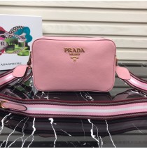 Prada Calf leather shoulder bag Pink