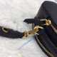 Prada Odette Saffiano leather bag Black