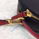 Prada Odette Saffiano leather bag Black Red