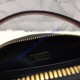 Prada Odette Saffiano leather bag Black Red