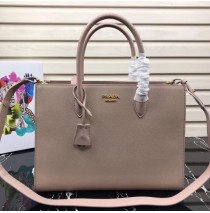 Prada Saffiano Leather Tote Large Nude Pink