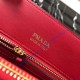 Prada Saffiano Leather Tote Large Red