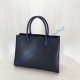 Prada Saffiano Leather Tote Large Sapphire Blue