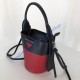 Prada Ouverture nylon bucket bag Red Black