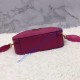 Prada Odette Saffiano leather bag Rose Red