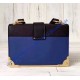 Prada Cahier Bag Blue and Black