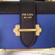 Prada Cahier Bag Blue and Black