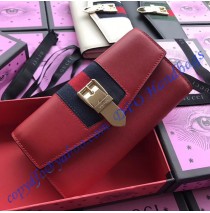 Gucci Sylvie leather continental wallet Red