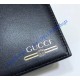 Gucci Leather Wallet With Gucci Logo Black