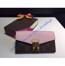 Louis Vuitton Pallas Wallet Pink