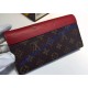 Louis Vuitton Pallas Wallet Red