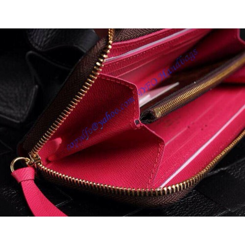 Louis Vuitton Monogram Canvas Clemence Wallet Fuchsia M60742