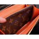 Louis Vuitton Monogram Canvas Clemence Wallet Red Chili M60743