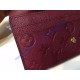 Louis Vuitton Sarah Wallet in Purple Monogram Empreinte Leather