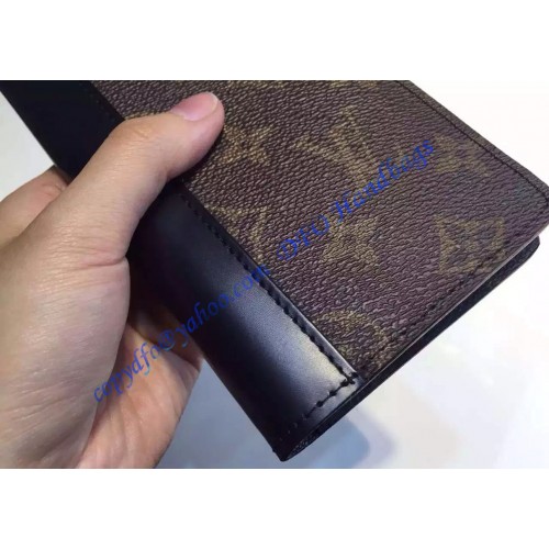 Louis Vuitton Monogram Macassar Tanon Wallet M93800