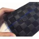 Louis Vuitton Damier Infini Black Leather Brazza Wallet