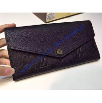 Sarah Wallet in Black Monogram Empreinte Leather