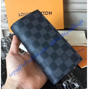 Louis Vuitton Damier Graphite Alexandre Wallet Bordeaux N64421