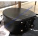 Saint Laurent Small MICA hatbox in black leather