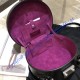 Saint Laurent Small MICA hatbox in black leather